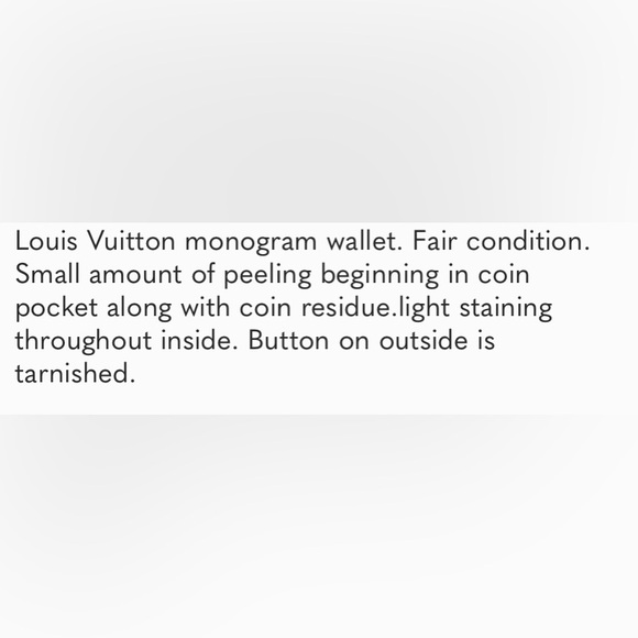 Louis Vuitton monogram wallet. Good condition - Picture 9 of 9